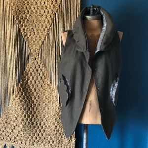 Mag Couture olive green vest